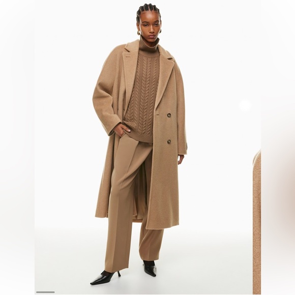 Babaton Jackets & Blazers - Babaton The Slouch Coat - Camel Wool